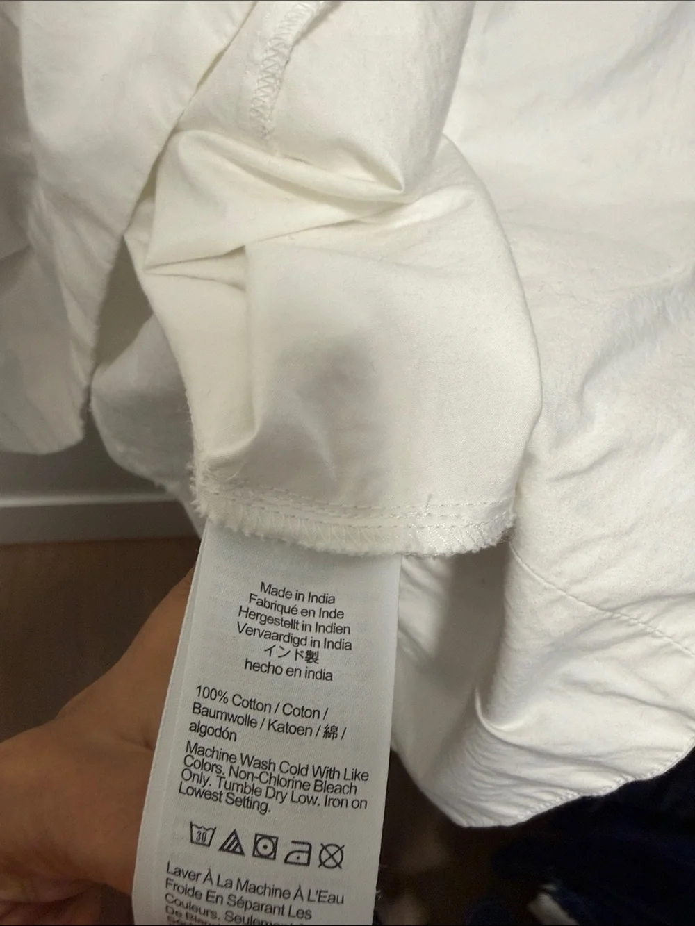 NWOT J Crew Scoopneck shift dress in cotton poplin